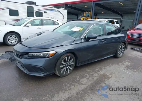2022 Honda Civic Ex z USA, uszkodzony, nr VIN 2HGFE1F71NH323712